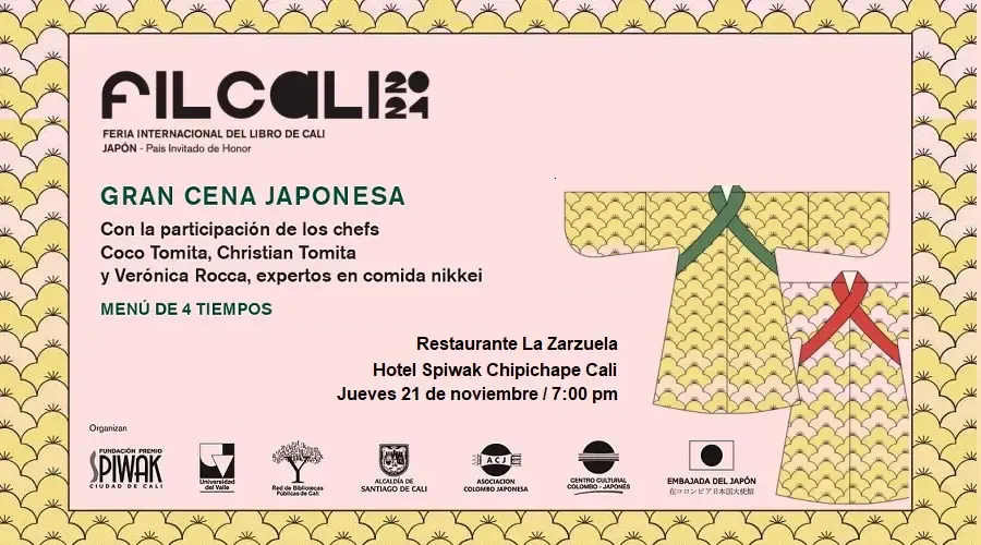 Gran Cena Japonesa de la Fil Cali 2024 Hoteles Spiwak Gran Cena Japonesa de la Fil Cali 2024 Hoteles Spiwak